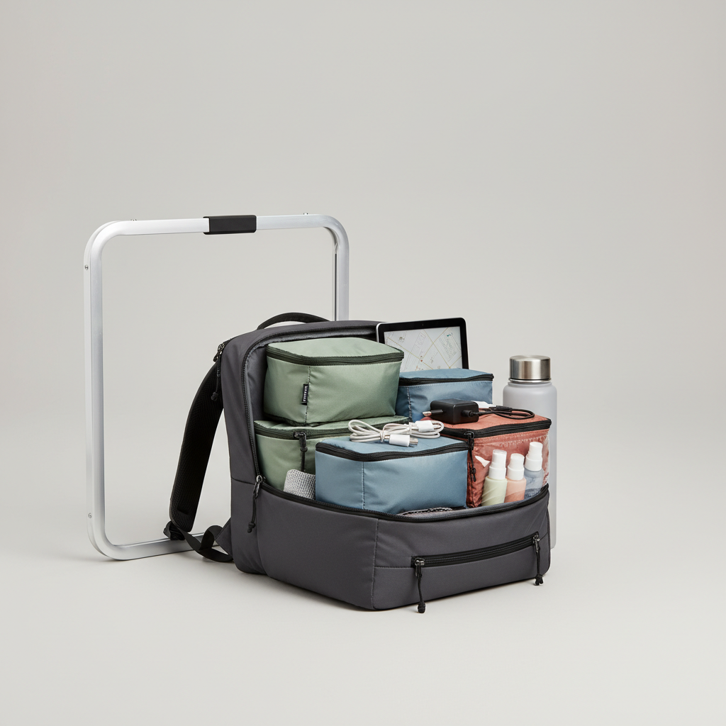 Rankinis bagažas: kaip viską sutalpinti ir nepermokėti